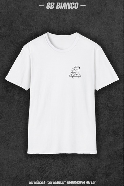 SB BİANCO Spirit Horse Design Unisex Printed T-Shirt