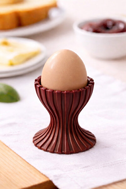 StudioAslanDesign 🥚 3D Baskı Dekoratif Yumurta Tutucu | Modern Kahvaltı Sofr...