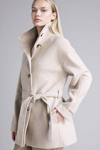DeFacto Belted Cashmere Coat G8051Ax25Wn