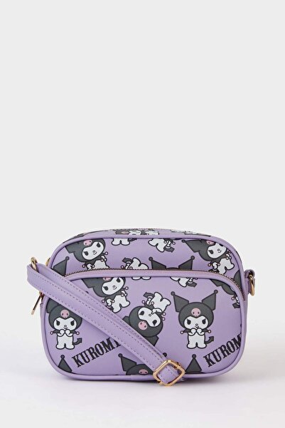 DeFacto Girl's Kuromi Printed Crossbody Bag F6933A8Ns