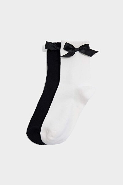 DeFacto Две чифта памучни чорапи за момичета G3965A8NS