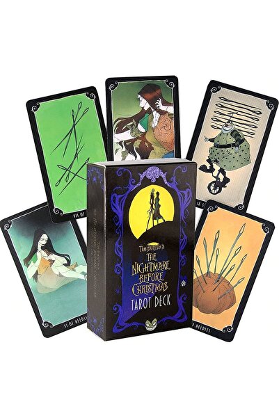 Galaksi Dükkanı The Nıghtmare Befor Chrıstmas Tarot Destesi/Tarot Kartları -1...