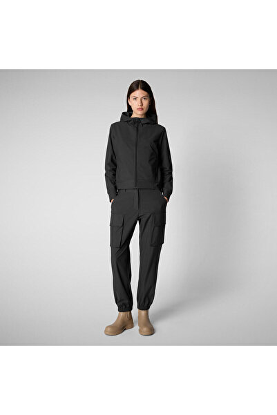 SAVE THE DUCK Kadın Kapüşonlu Sweatshirt Siyah - Pear