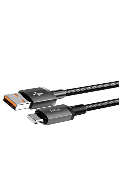 WIWU Titanlink USB-A to Type-C Charging Cable – 3A Fast Charging, Braided, 1m