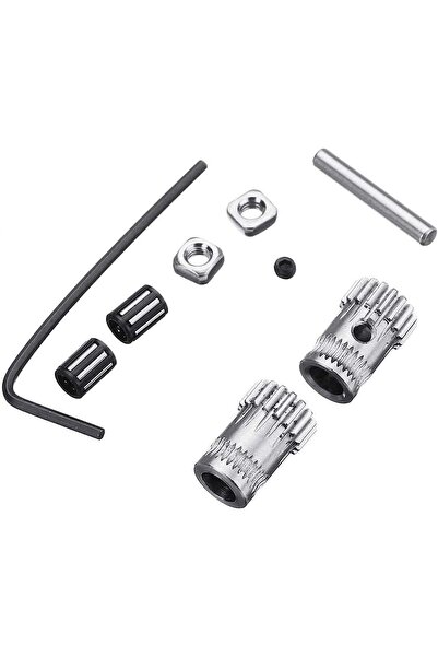 Generic 3D Printer Parts DIY 1Set Prusa i3 MK2/MK3 Dual Gears Steel Pulley Ki...