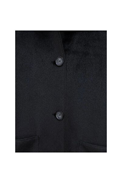 ZORM Full-length buttoned pocket coat - black