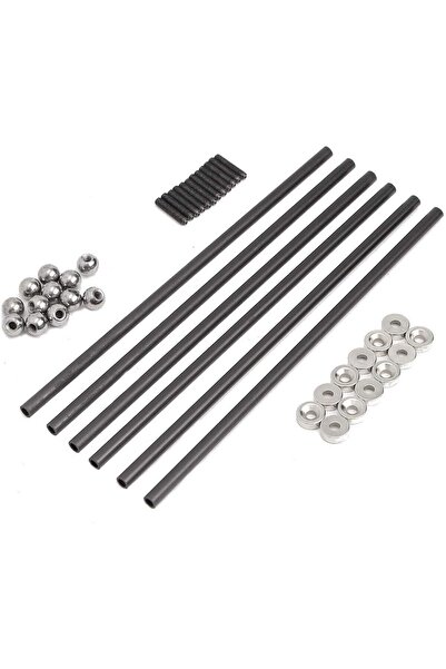 Generic ملحقات، قضيب دفع قطري 4x6 مم بطول 200 مم L200 مع وصلة كروية مغناطيسية...