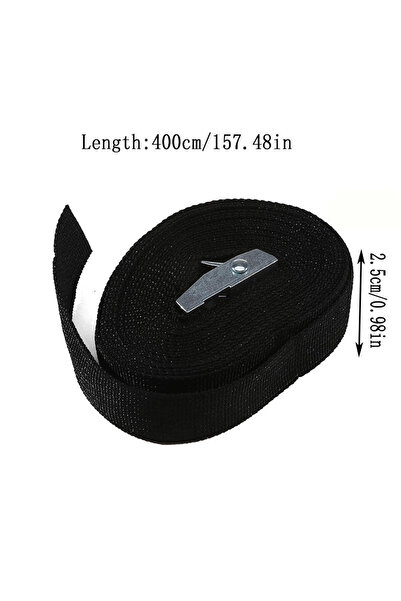 Choice1 حبل شد قوي للسيارة، 25 مم، 4 م، 3/4/5 م، مزود بآلية شد، مناسب لربط حق...