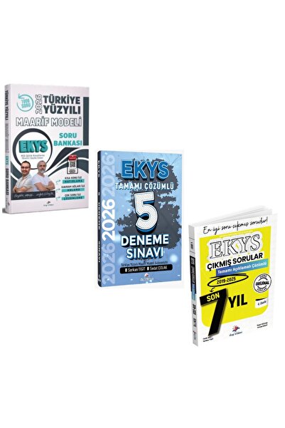 Dizgi Kitap 2026 MEB EKYS Türkiye Yüzyılı Maarif Modeli Soru Bankası, 5 Denem...