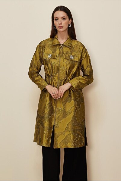 Alvina Zippered Jacquard Tunic 44730