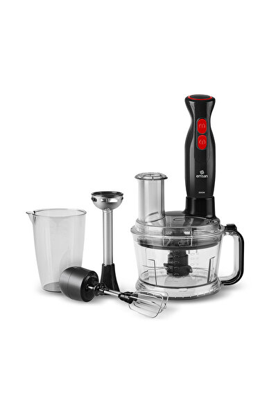 Emsan Pro Multimax 6 in 1 Çok Amaçlı Mutfak Robotu Black