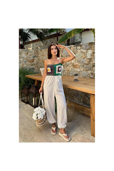 nedo7 Jasmin Linen Jumpsuit with Drainer 1280-08