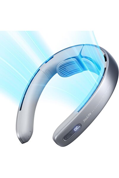 Generic مروحة رقبة محمولة احترافية من جيسوليف، 100 سرعة بدون شفرات، مقبض قابل...