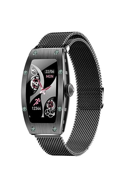KUMİ Smartwatch K18 Swarovski 1.14 inches 80 mAh black