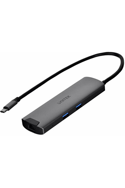 Unitek H1112F Active USB-C Hub 5 Gbps, HDMI RJ-45 PD 100 W