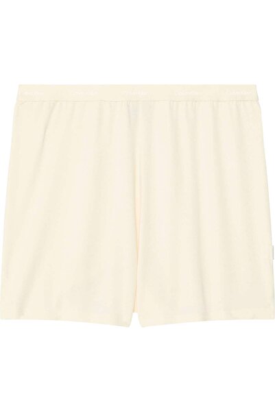 Calvin Klein MODAL SHORT, 101 Krem Kadın Şort