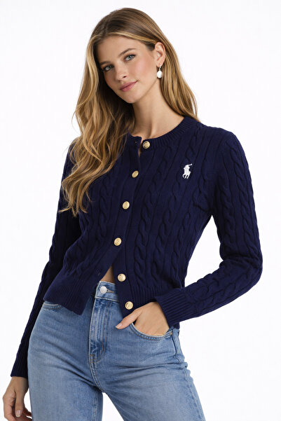 FİFTY ONE Cardigan tricotat cu nasturi și model pentru femei