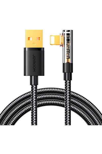Joyroom Angle Cable to USB-A / Lightning / 1.2m S-UL012A6 (black)