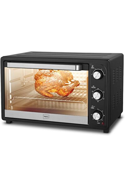 Generic إمبكس - فرن كهربائي سعة 45 لترًا، مزود بوظيفة الشواء الدوار | للخبز و...