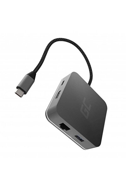 Greencell Adaptor Green Cell GC HUB2 USB-C 6 în 1 (USB 3.0 HDMI Ethernet USB-C)