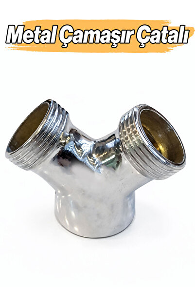 Badem10 Metal Laundry Dish Fork Faucet Inlet Long-Lasting Metal Body Double F...