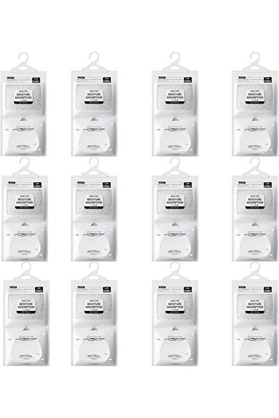 Generic 12-Pack Moisture Absorber Hanging Bags, Large Capacity 163g, 500ml Wa...
