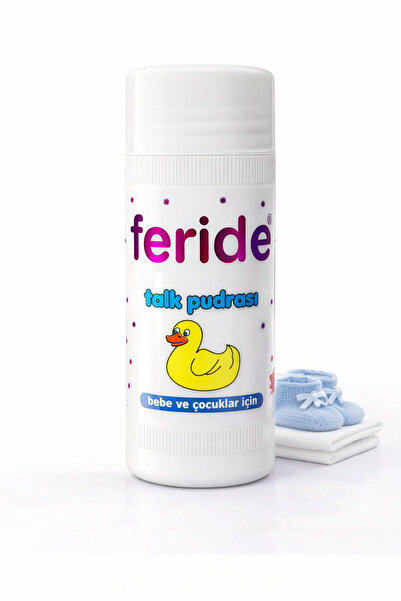 Feride Bebek Talk Pudrası 100 g – Hassas Ciltler İçin, Koku Kontrollü Yumuşak...