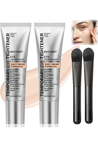 Arabest 2PCS Eye Tightener Cream,Instant Eye Bag Tightening Cream with Brush,...