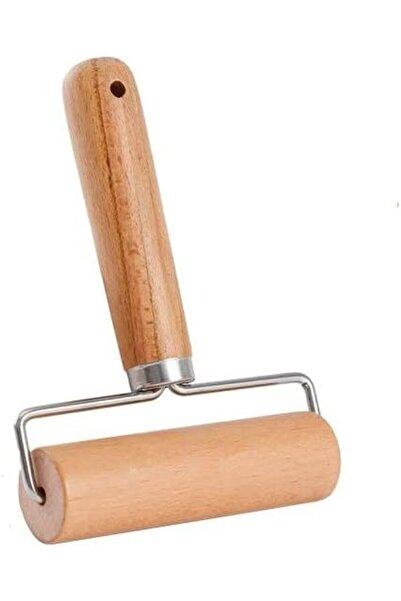 Arabest Small Rolling Pin, Wooden Dough Roller, Non-Stick Pizza Roller, for H...