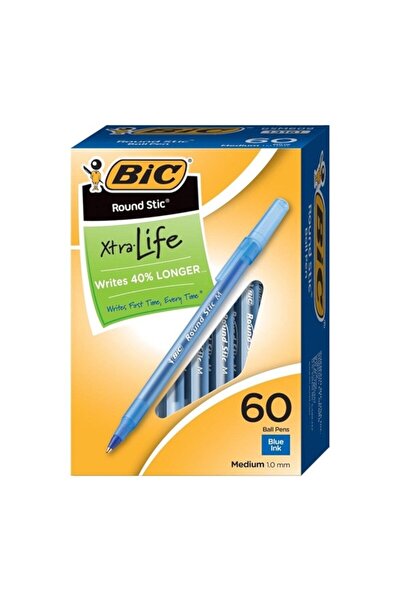 Bic Set of 2 x 60 Bic Ballpoint Pens, Blue