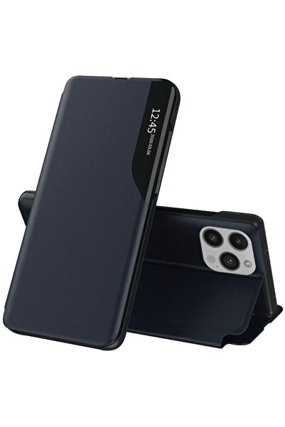 Techsuit Husa pentru iPhone 15 Plus - eFold Series - Dark Blue