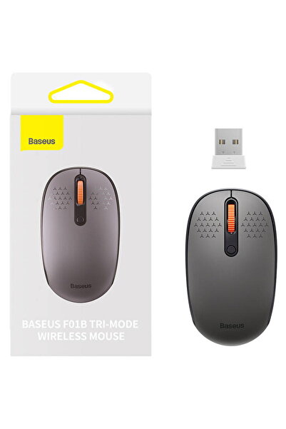 Baseus Mouse F01B Tri-mode 2.4G BT 5.0 1600 DPI Gri