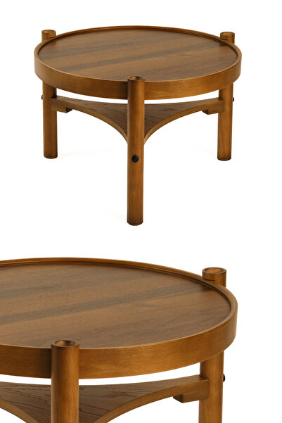 Eymense Clover Yan Sehpa Ceviz