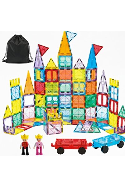 hopinoo Hopinoo™ magnetic construction set, 120 pieces, 7.5 cm tiles, figures...