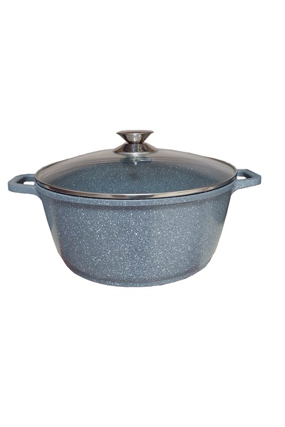 Swan Round Pot with Lid, 3 Liters, Granite Interior, Induction Compatible