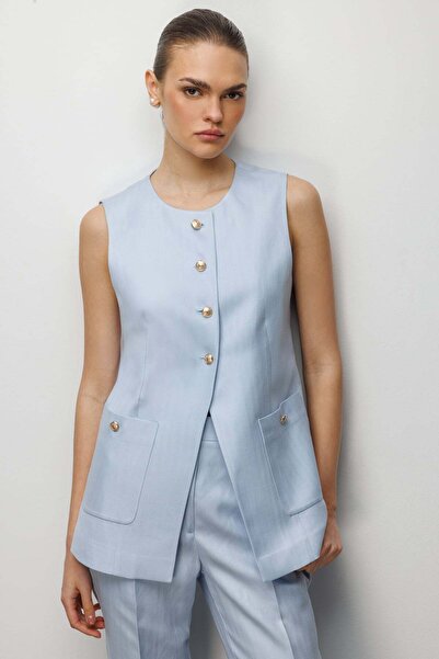 Ekol Torba Cepli Sıfır Yaka Yelek