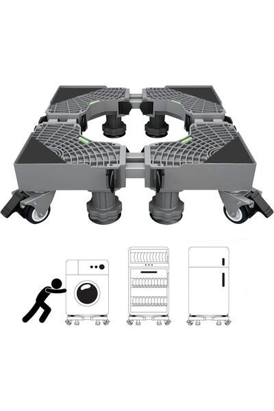 Generic Washing Machine Base Mini Fridge Stand Universal Mobile Base Adjustab...