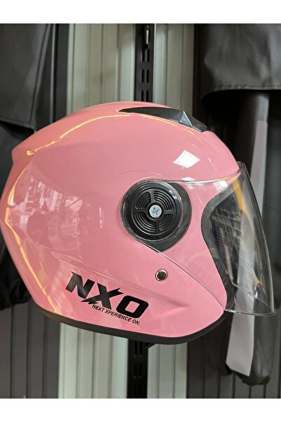 NXO Çift Vizörlü Çenesi Açık Yarım Kask