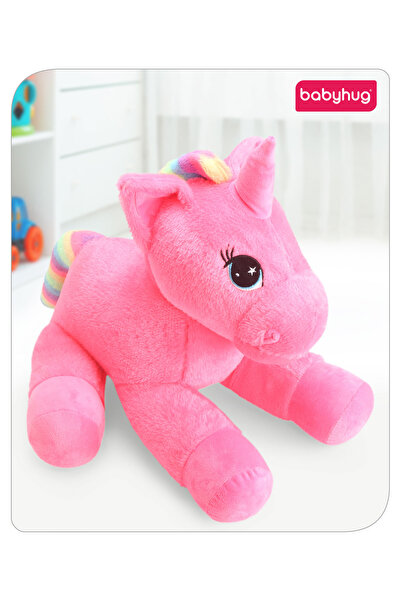 Babyhug لعبة يونيكورن ناعمة، قطيفة ناعمة، نابضة بالحياة، متينة، مناسبة للأطفا...