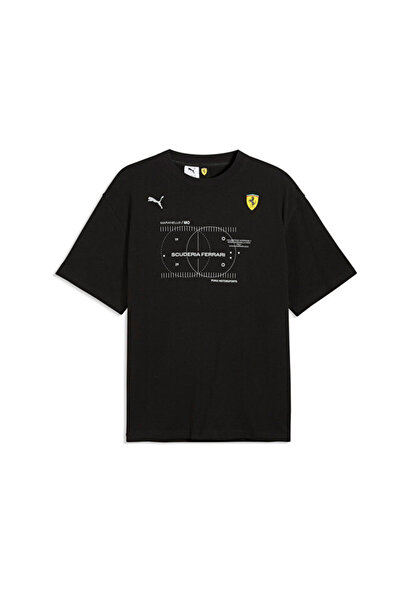 Puma Ferrari Premium Tee Men's Casual T-Shirt 63423101 Black