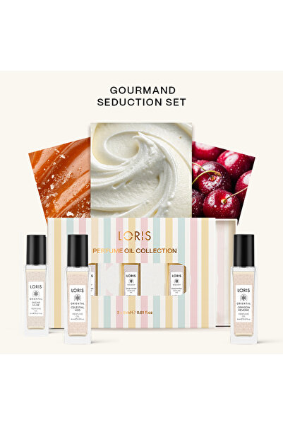 Loris Gourmand Seduction Kadın Parfüm Yağı Seti – 3’lü Özel Koleksiyon