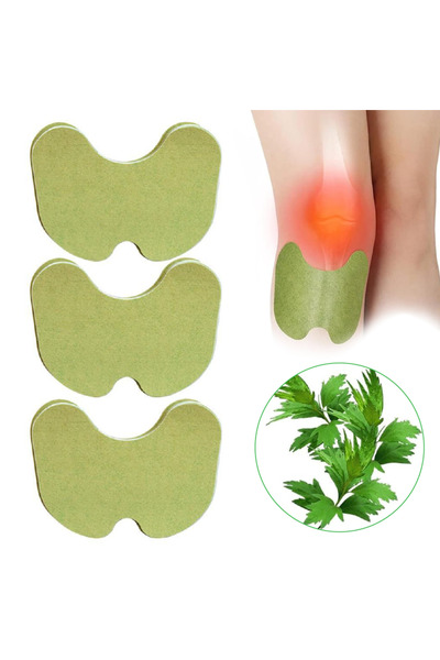 SUPER TRENDS Set 60 Plasturi Din Plante Pentru Ameliorarea Durerii de Genunchi