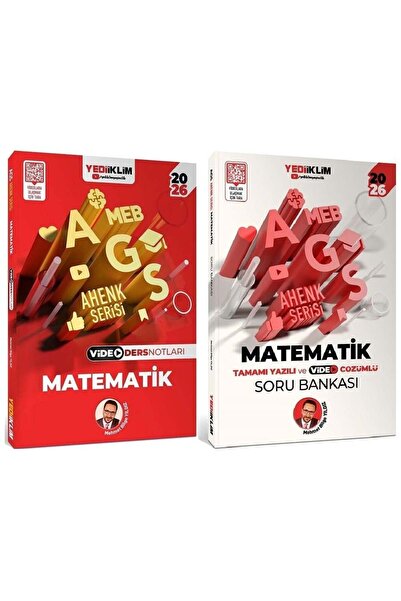 Yediiklim Yayınları Yediiklim 2026 MEB-AGS Sayısal Yetenek-Matematik Video De...