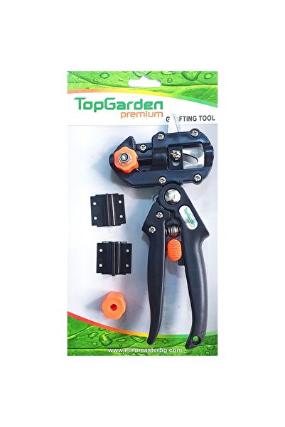 euromaster Grafting pliers with 1 counter-knife and 3 blades, U, V, Omega sha...