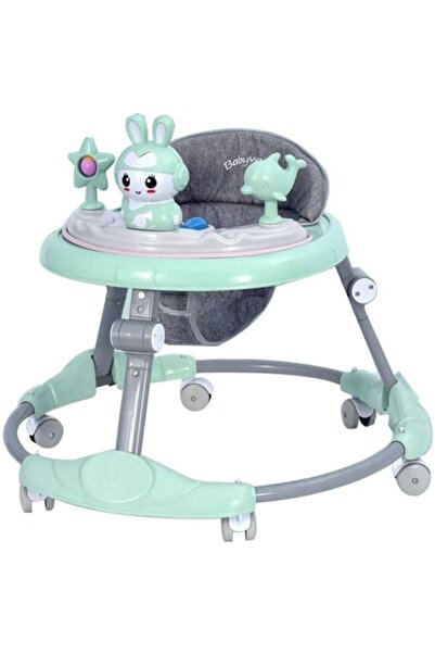 TelcoMag Walker with Figures for Children, Foldable, Klept, Green