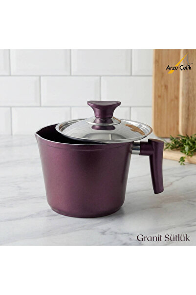 Arzu Çelik Granite Milk Jug - Plum