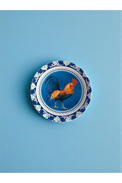 unique florya Διακοσμητικό Πιάτο Τοίχου Μικρού Μεγέθους με Θέμα το Κοτόπουλο,...