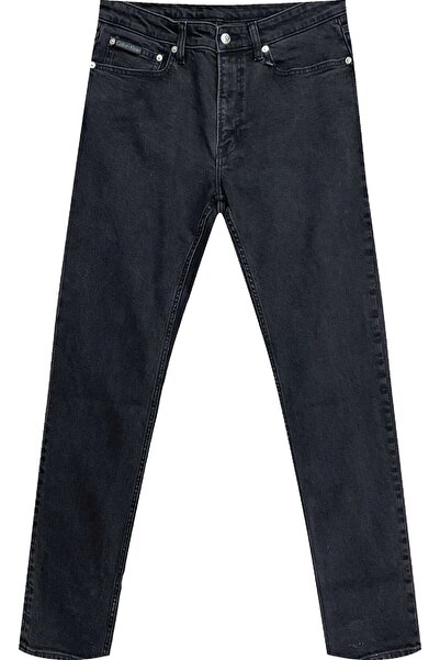 Calvin Klein SLIM FOREVER BLACK, 7JR Siyah Erkek Jean Pantolon
