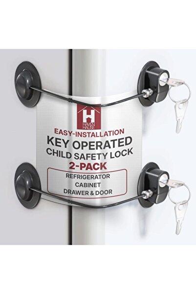 Generic HavenHause 2 Pack Child Safety Lock for Refrigerator, Cabinet, Drawer...