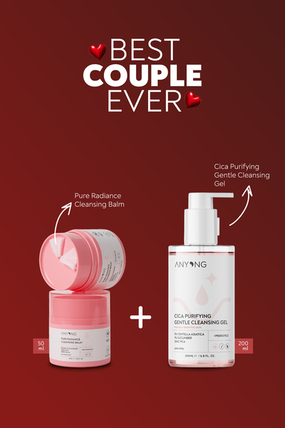 Anyong Çift Aşamalı Temizlik Seti | Hassas & Tüm Cilt Tipleri